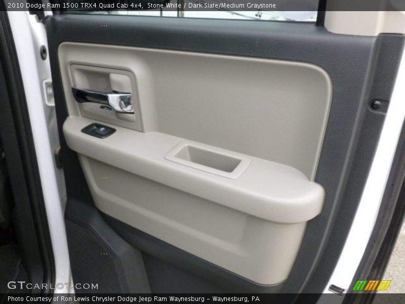 Stone White / Dark Slate/Medium Graystone 2010 Dodge Ram 1500 TRX4 Quad Cab 4x4