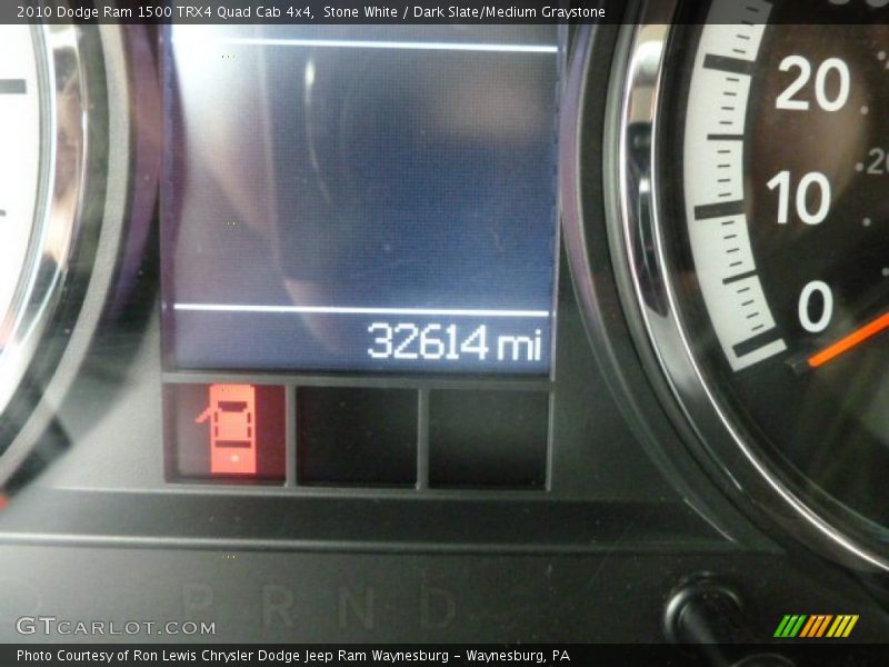 Stone White / Dark Slate/Medium Graystone 2010 Dodge Ram 1500 TRX4 Quad Cab 4x4