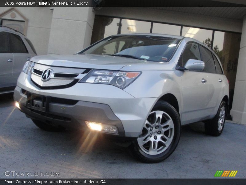Billet Silver Metallic / Ebony 2009 Acura MDX