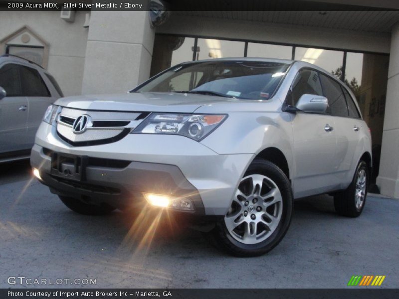 Billet Silver Metallic / Ebony 2009 Acura MDX