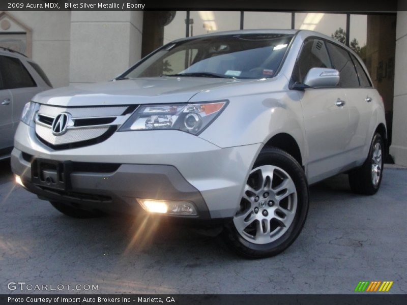Billet Silver Metallic / Ebony 2009 Acura MDX
