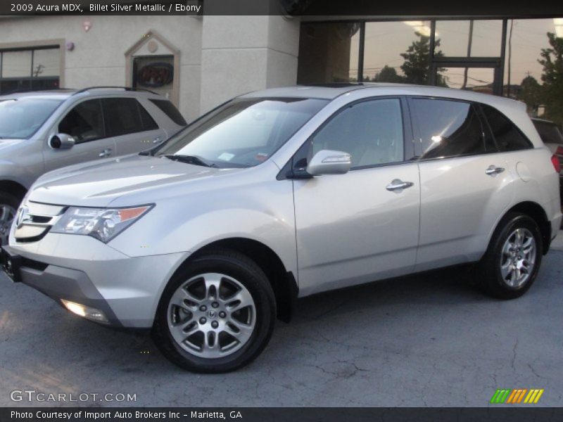 Billet Silver Metallic / Ebony 2009 Acura MDX