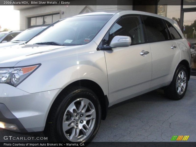 Billet Silver Metallic / Ebony 2009 Acura MDX