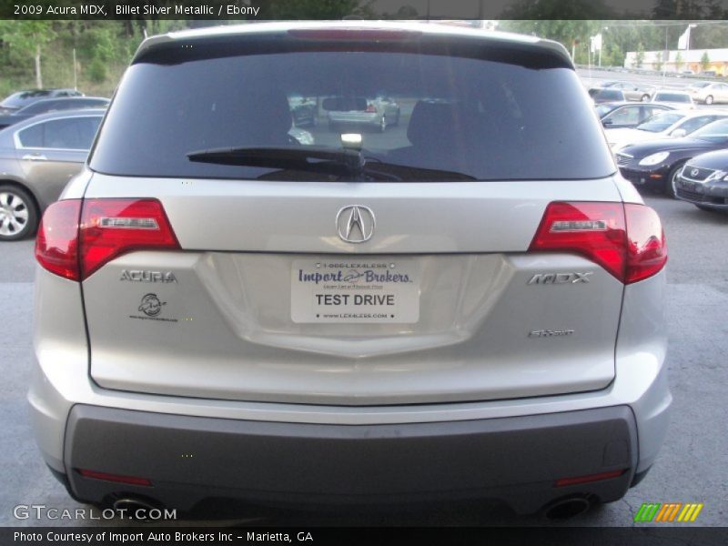 Billet Silver Metallic / Ebony 2009 Acura MDX