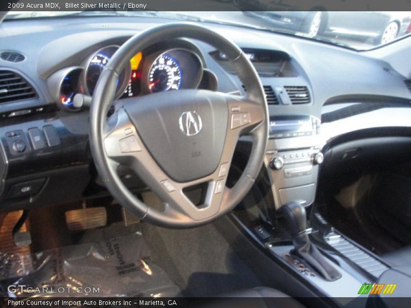 Billet Silver Metallic / Ebony 2009 Acura MDX