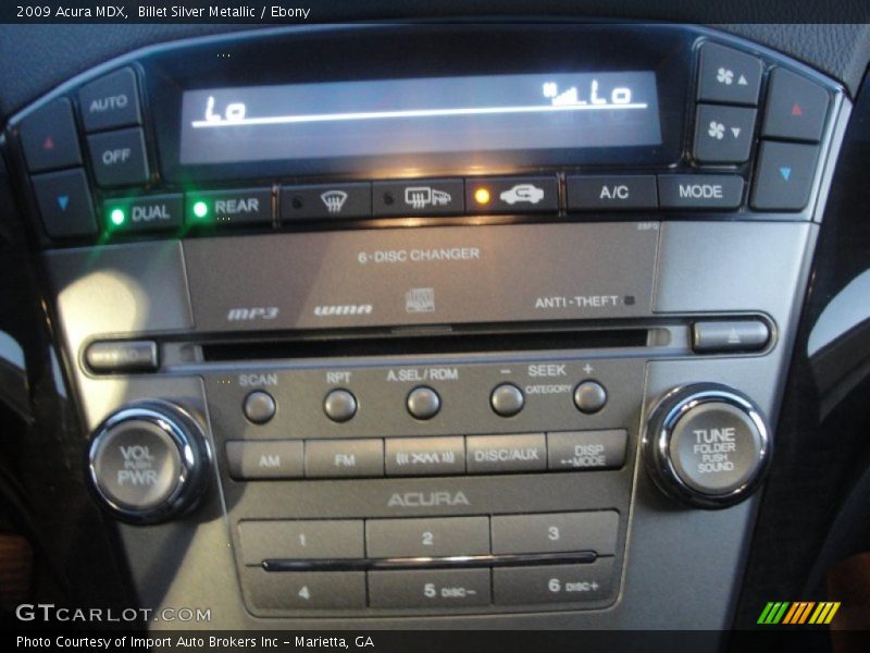 Billet Silver Metallic / Ebony 2009 Acura MDX