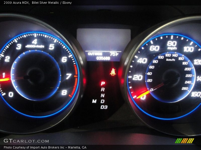 Billet Silver Metallic / Ebony 2009 Acura MDX