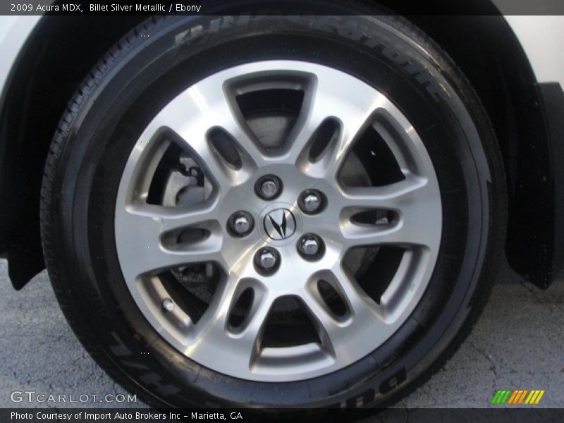 Billet Silver Metallic / Ebony 2009 Acura MDX