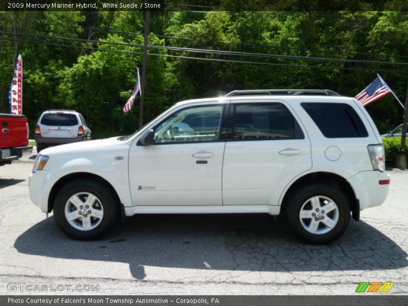 White Suede / Stone 2009 Mercury Mariner Hybrid