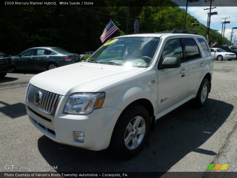 White Suede / Stone 2009 Mercury Mariner Hybrid