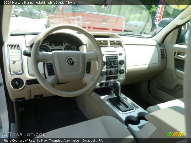 White Suede / Stone 2009 Mercury Mariner Hybrid