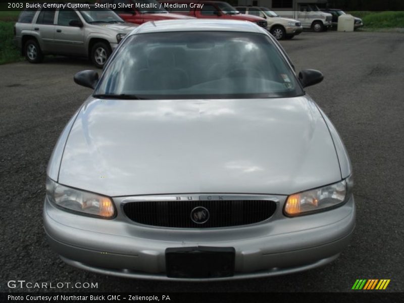 Sterling Silver Metallic / Medium Gray 2003 Buick Century Custom