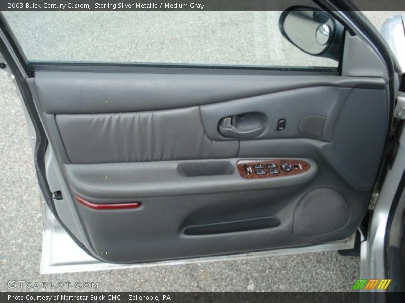 Sterling Silver Metallic / Medium Gray 2003 Buick Century Custom