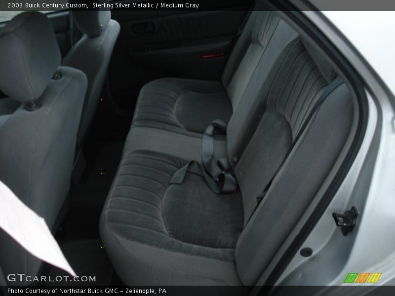 Sterling Silver Metallic / Medium Gray 2003 Buick Century Custom