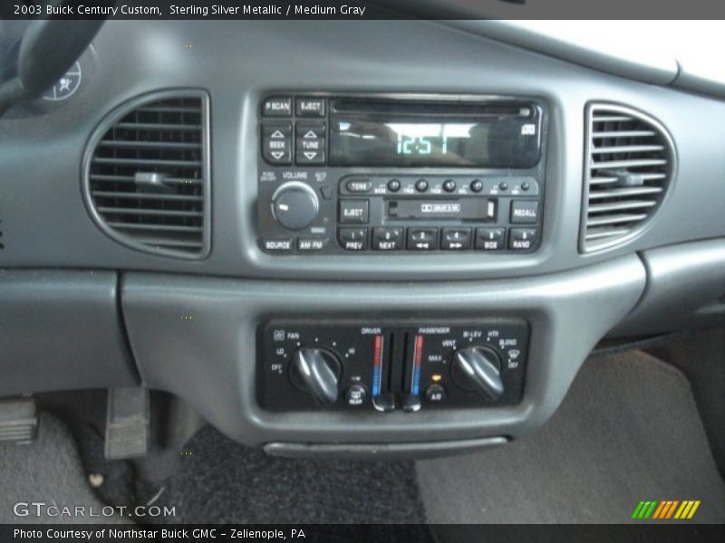Sterling Silver Metallic / Medium Gray 2003 Buick Century Custom