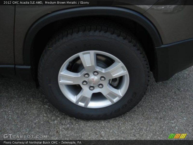 Medium Brown Metallic / Ebony 2012 GMC Acadia SLE AWD