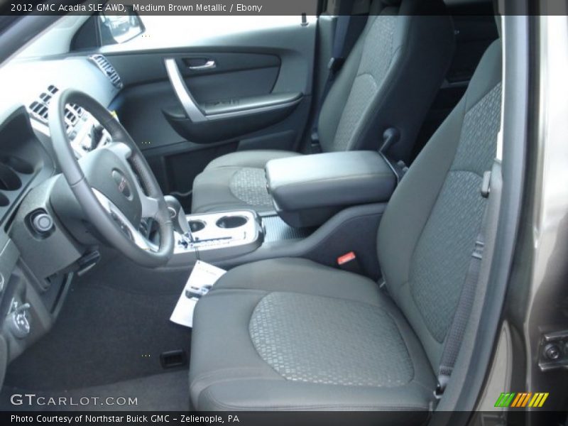 Medium Brown Metallic / Ebony 2012 GMC Acadia SLE AWD