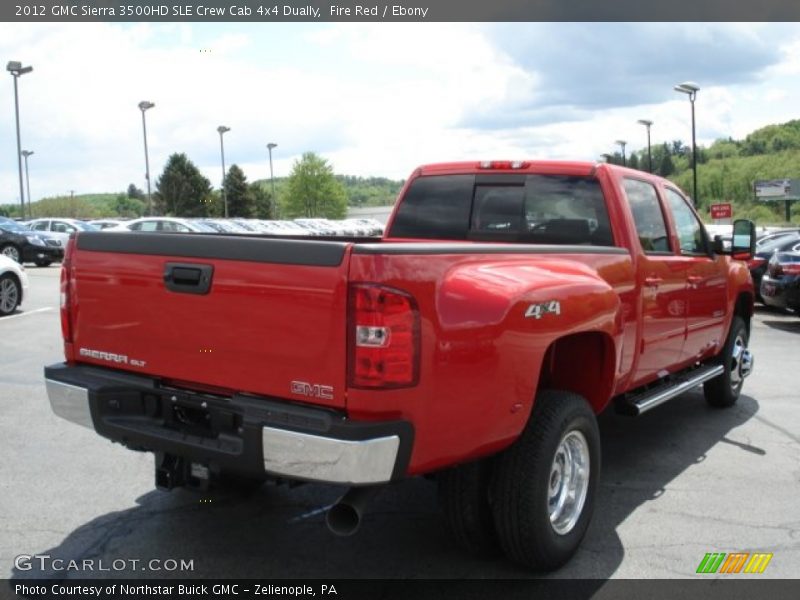 Fire Red / Ebony 2012 GMC Sierra 3500HD SLE Crew Cab 4x4 Dually
