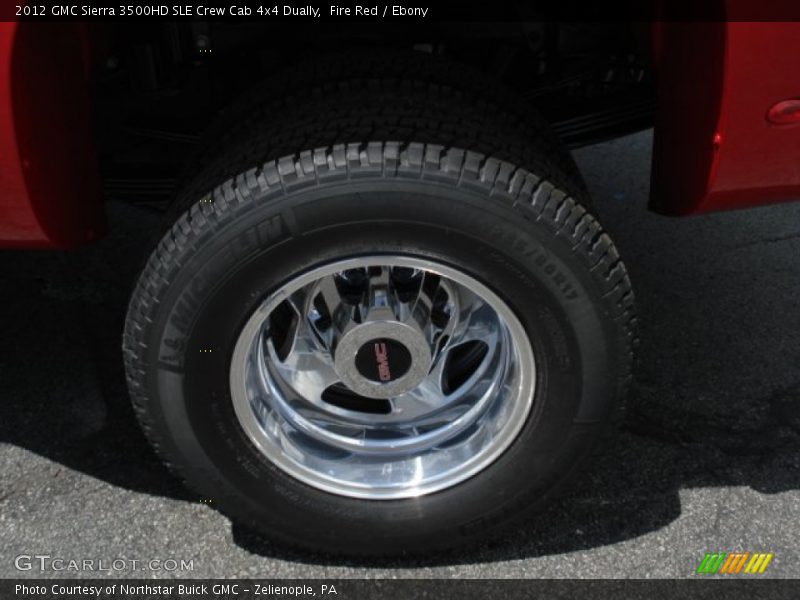 Fire Red / Ebony 2012 GMC Sierra 3500HD SLE Crew Cab 4x4 Dually