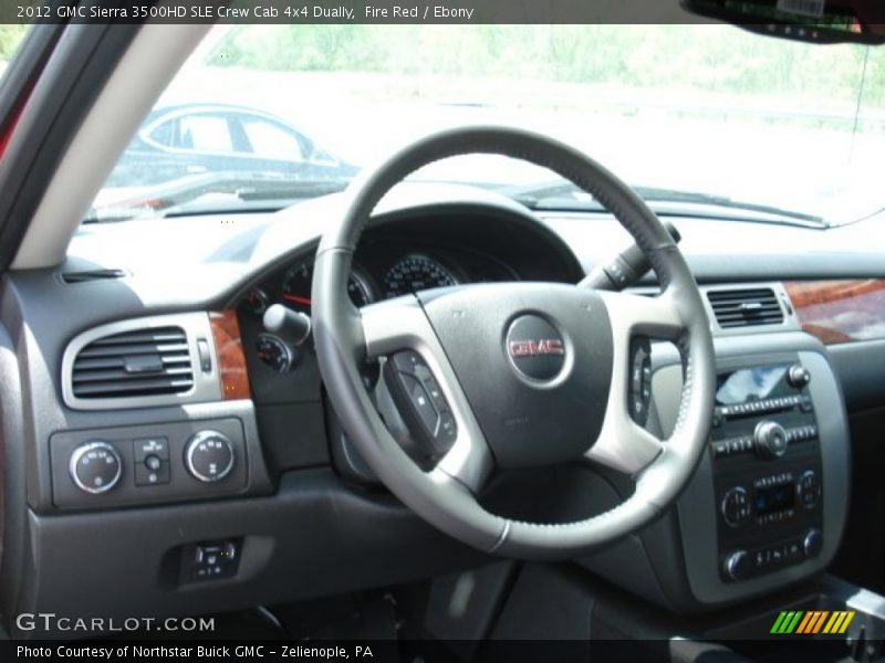 Fire Red / Ebony 2012 GMC Sierra 3500HD SLE Crew Cab 4x4 Dually