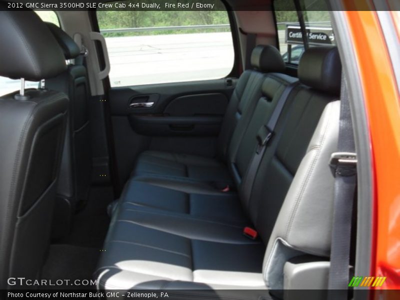 Fire Red / Ebony 2012 GMC Sierra 3500HD SLE Crew Cab 4x4 Dually
