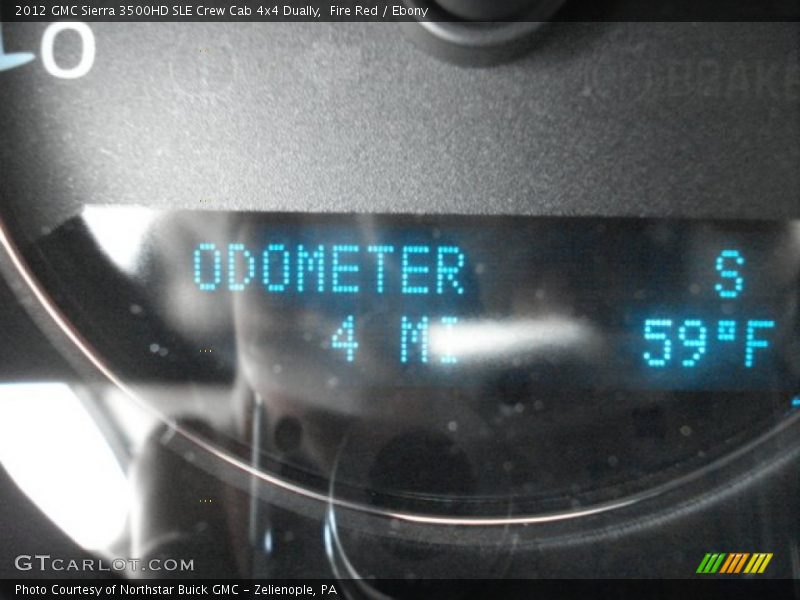 Fire Red / Ebony 2012 GMC Sierra 3500HD SLE Crew Cab 4x4 Dually