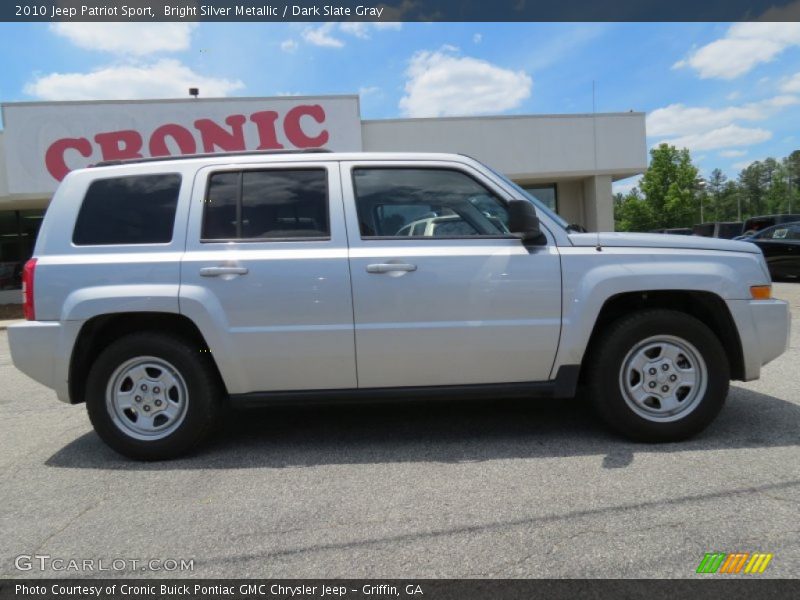 Bright Silver Metallic / Dark Slate Gray 2010 Jeep Patriot Sport