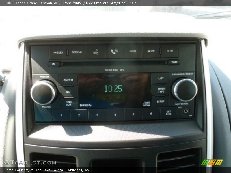 Stone White / Medium Slate Gray/Light Shale 2009 Dodge Grand Caravan SXT