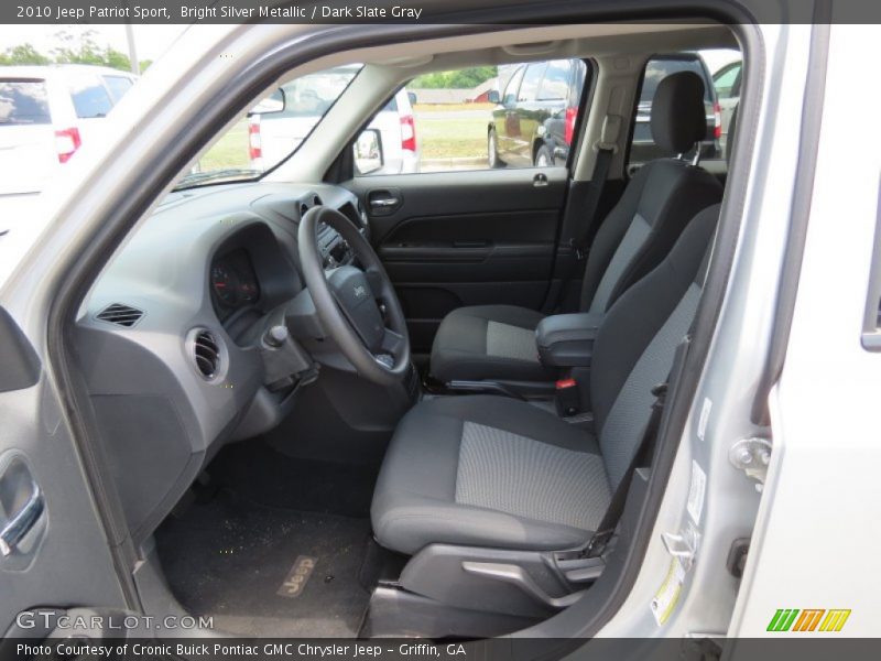 Bright Silver Metallic / Dark Slate Gray 2010 Jeep Patriot Sport