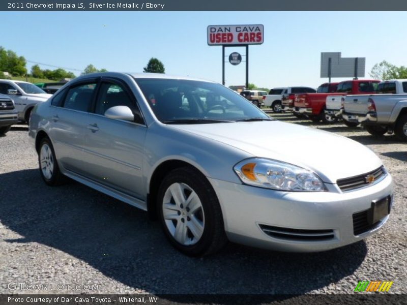 Silver Ice Metallic / Ebony 2011 Chevrolet Impala LS
