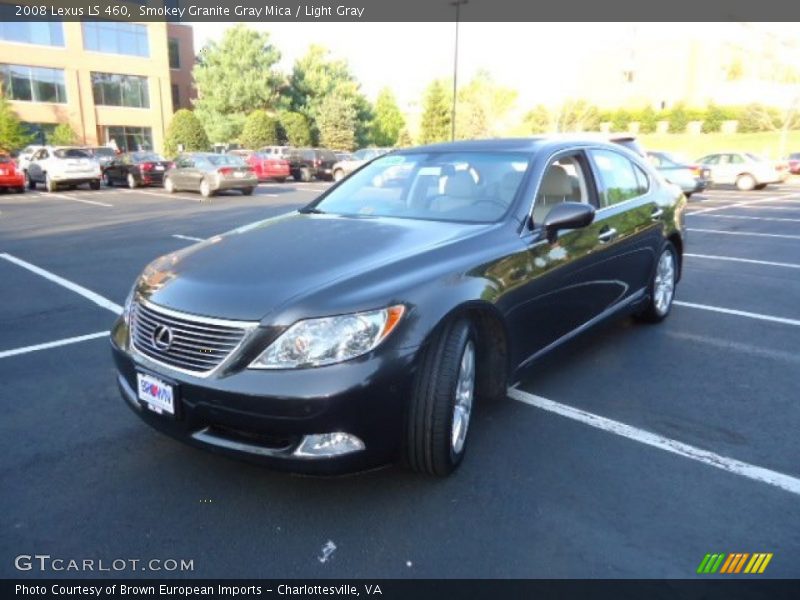 Smokey Granite Gray Mica / Light Gray 2008 Lexus LS 460