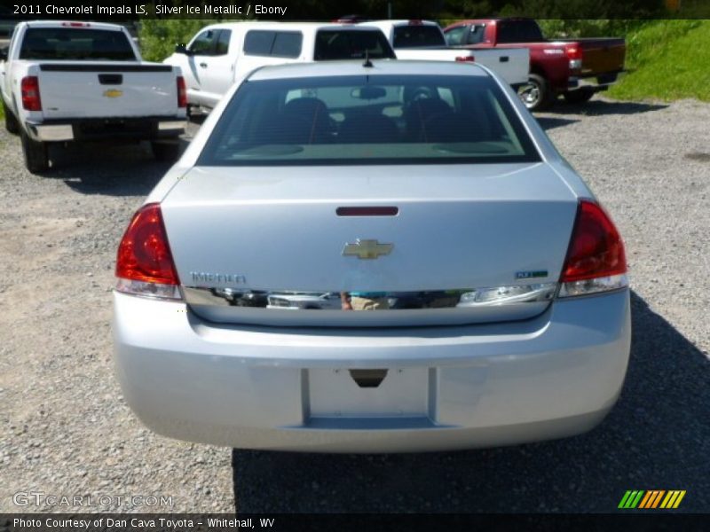Silver Ice Metallic / Ebony 2011 Chevrolet Impala LS