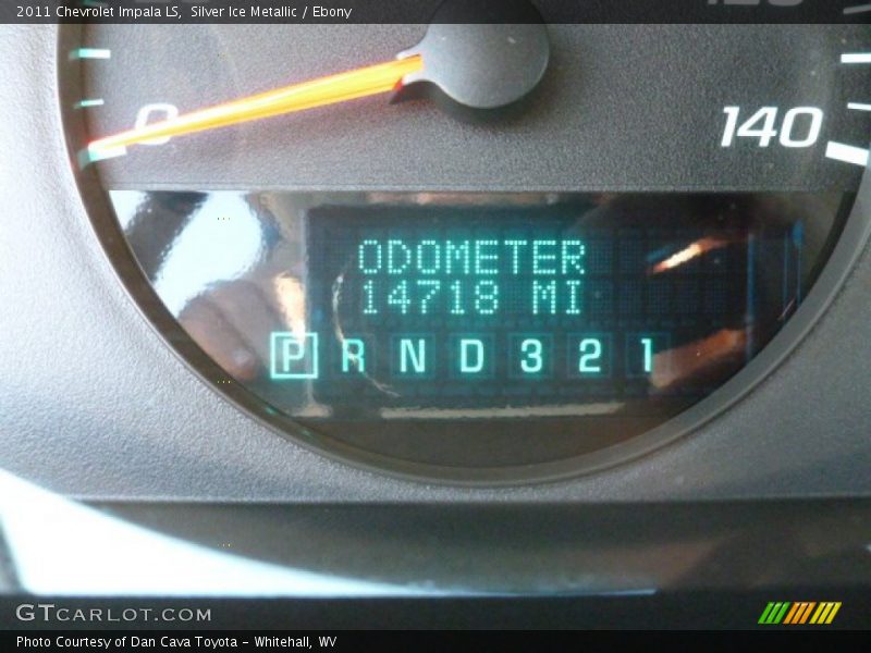 Silver Ice Metallic / Ebony 2011 Chevrolet Impala LS