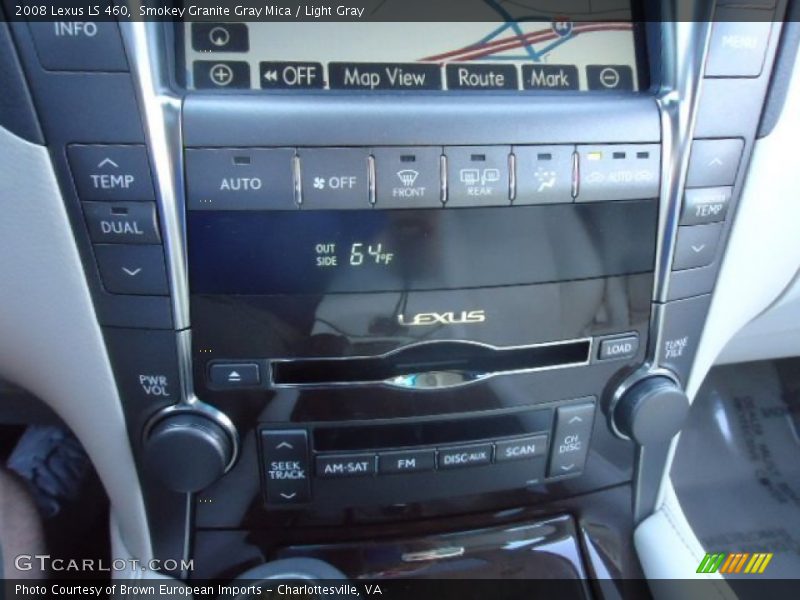 Smokey Granite Gray Mica / Light Gray 2008 Lexus LS 460