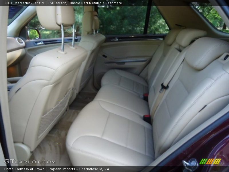 Barolo Red Metallic / Cashmere 2010 Mercedes-Benz ML 350 4Matic