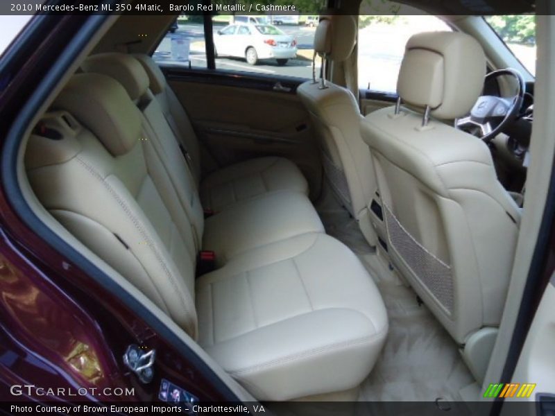 Barolo Red Metallic / Cashmere 2010 Mercedes-Benz ML 350 4Matic