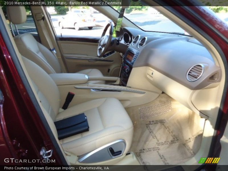 Barolo Red Metallic / Cashmere 2010 Mercedes-Benz ML 350 4Matic