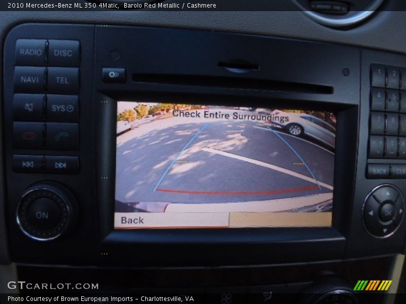 Barolo Red Metallic / Cashmere 2010 Mercedes-Benz ML 350 4Matic
