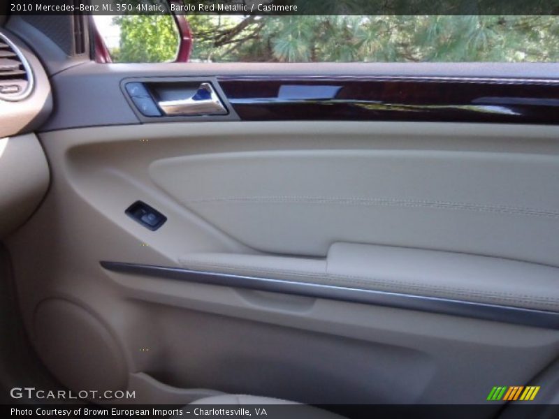 Barolo Red Metallic / Cashmere 2010 Mercedes-Benz ML 350 4Matic