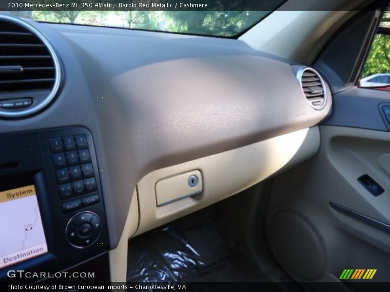 Barolo Red Metallic / Cashmere 2010 Mercedes-Benz ML 350 4Matic