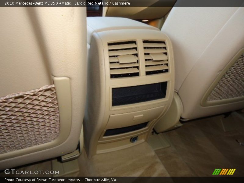 Barolo Red Metallic / Cashmere 2010 Mercedes-Benz ML 350 4Matic