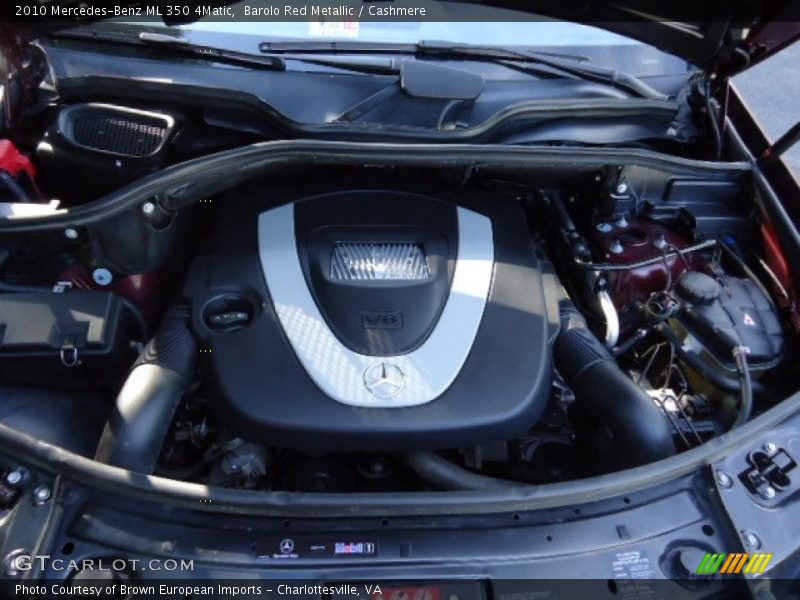 Barolo Red Metallic / Cashmere 2010 Mercedes-Benz ML 350 4Matic