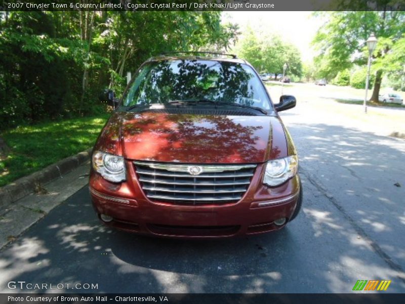 Cognac Crystal Pearl / Dark Khaki/Light Graystone 2007 Chrysler Town & Country Limited