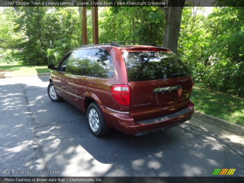 Cognac Crystal Pearl / Dark Khaki/Light Graystone 2007 Chrysler Town & Country Limited