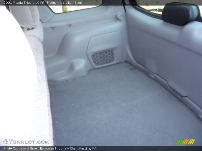 Platinum Metallic / Beige 2001 Mazda Tribute LX V6