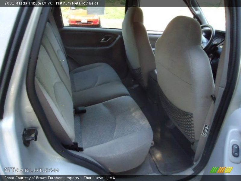 Platinum Metallic / Beige 2001 Mazda Tribute LX V6