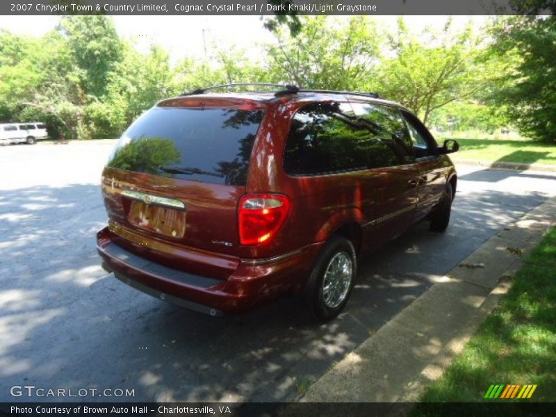 Cognac Crystal Pearl / Dark Khaki/Light Graystone 2007 Chrysler Town & Country Limited
