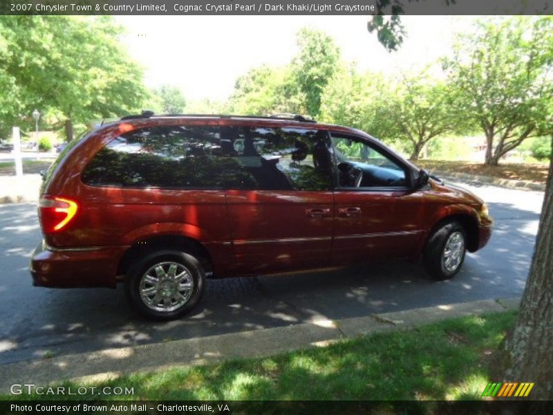 Cognac Crystal Pearl / Dark Khaki/Light Graystone 2007 Chrysler Town & Country Limited