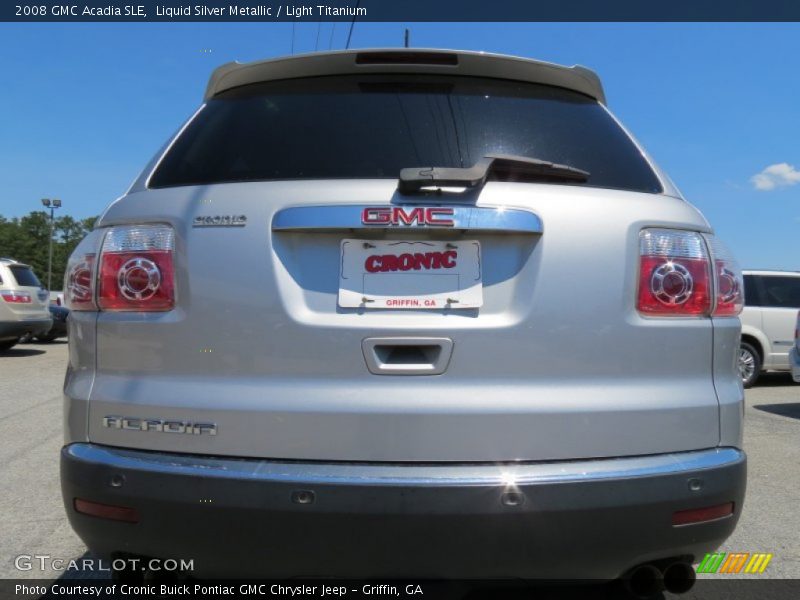 Liquid Silver Metallic / Light Titanium 2008 GMC Acadia SLE