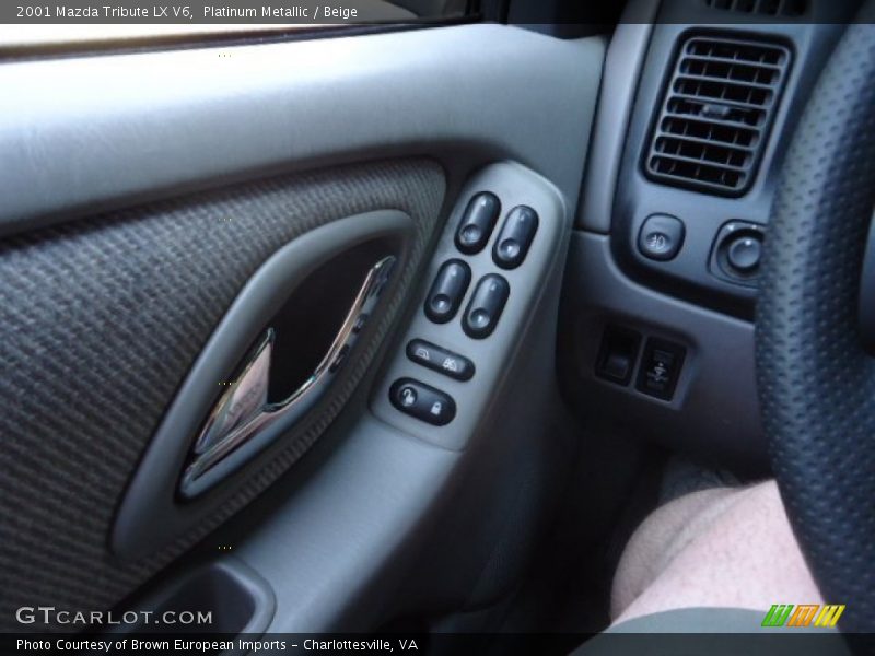 Platinum Metallic / Beige 2001 Mazda Tribute LX V6